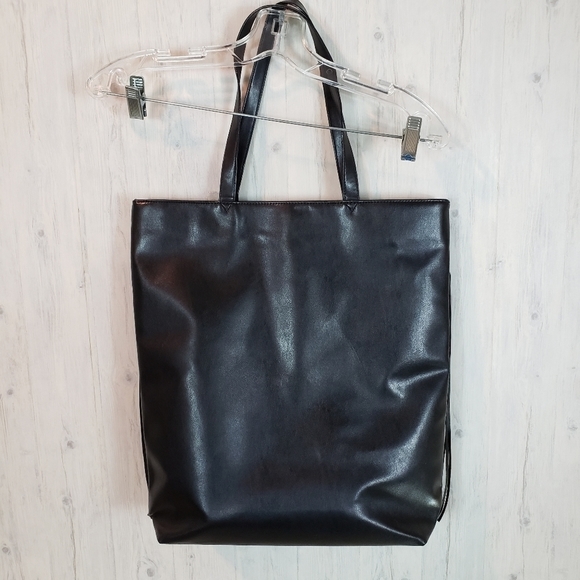 Victoria's Secret Black Fringe Tote Bag Purse - Picture 4 of 4